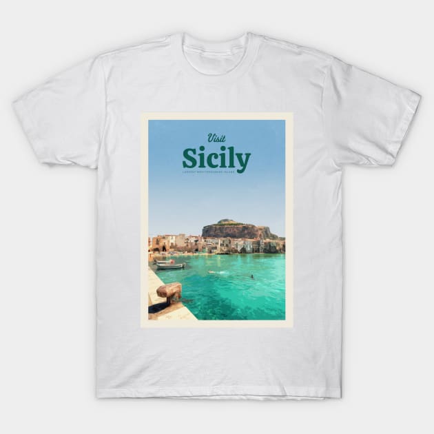 Visit Sicily T-Shirt by Mercury Club